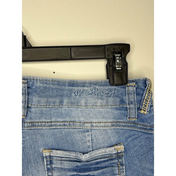 Body con jeans girl’s shorts size 5 light wash - Picture 3 of 9